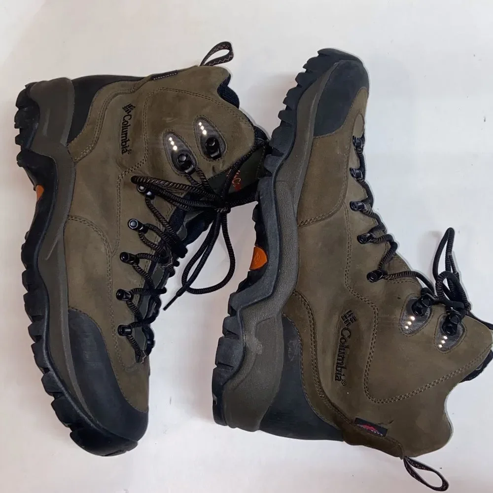Columbia Men's Green and Black Outdoor Boots Gray Green Black Size 14.0 USA